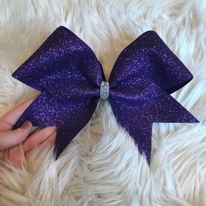 Purple Sparkle Bow